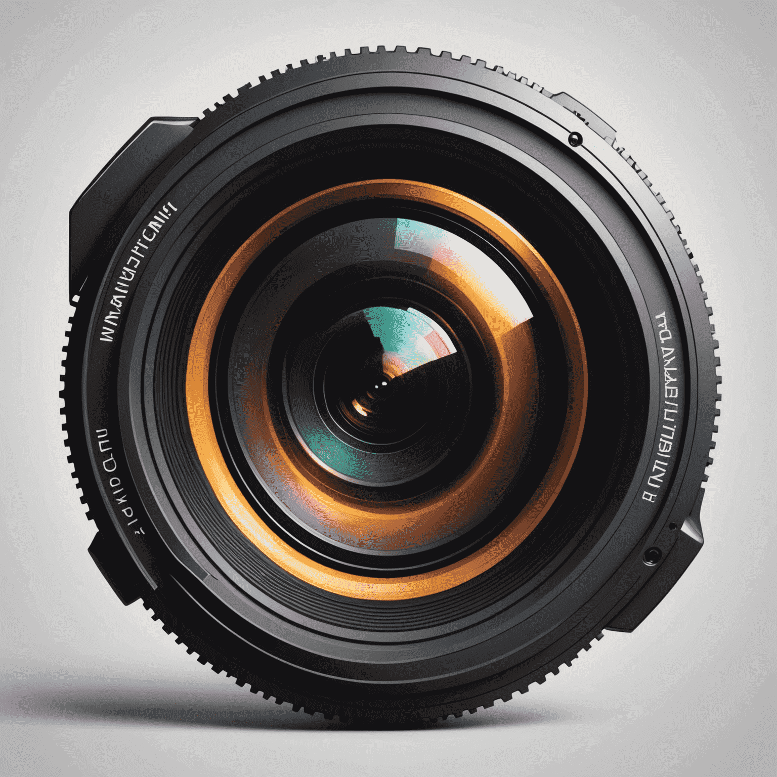 hannied_conference logo - A stylized camera lens with dynamic light rays